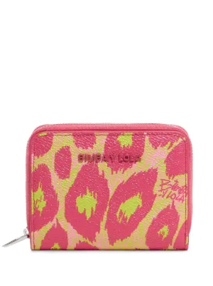 ◎BIMBA Y LOLA◎ Flower print leather card wallet B246AIV032 ◎BIMBA Y LOLA◎ Flower leather square card wallet B246AIV03