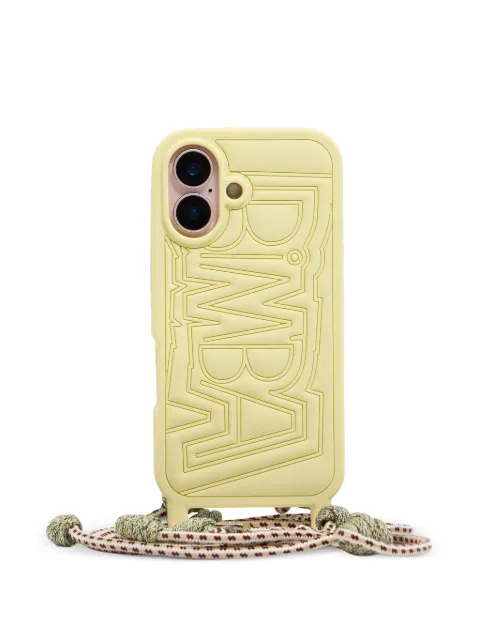 Bimba y Lola logo-embossed iPhone 16 case 