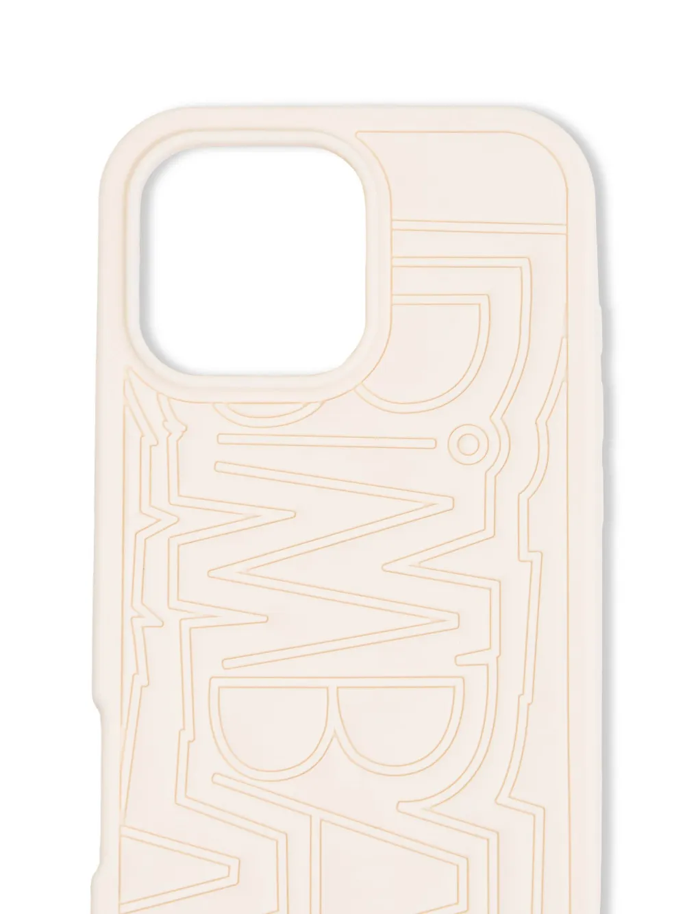 Bimba y Lola iPhone 16 Pro hoesje met logo-reliëf Beige