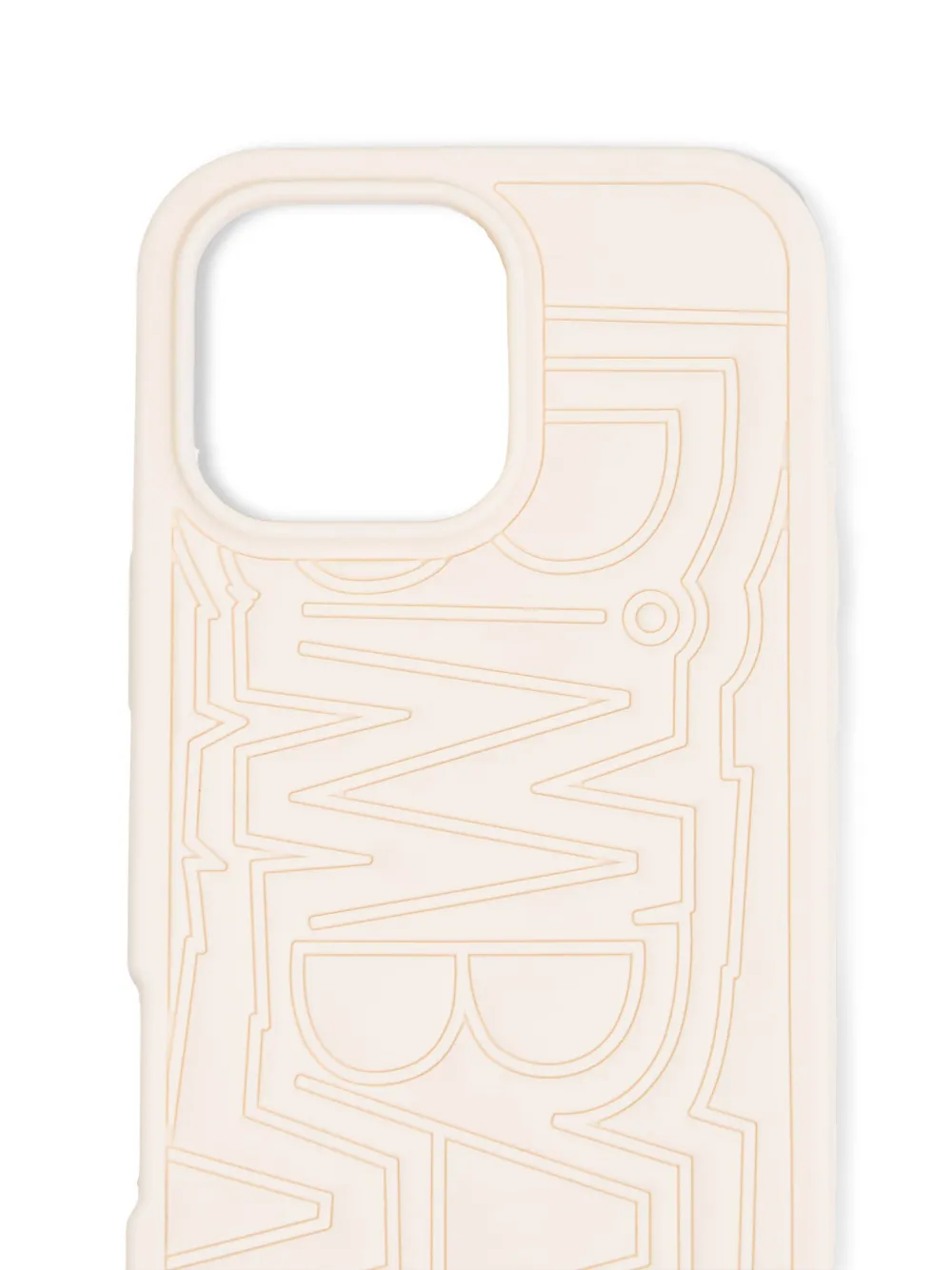 Bimba y Lola iPhone 14 hoesje met logo-reliëf Beige
