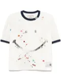 Maison MIHARA YASUHIRO smiley face-print T-shirt - White