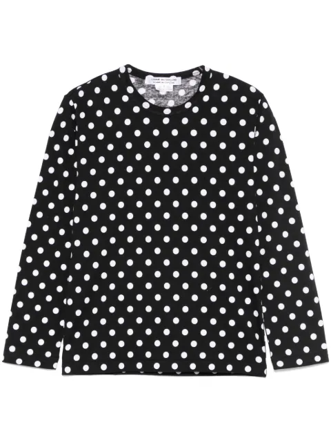 Comme Des Garçons Comme Des Garçons polka dot-print T-shirt