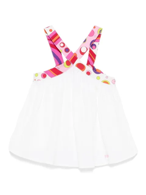 PUCCI Junior top de tejido seersucker