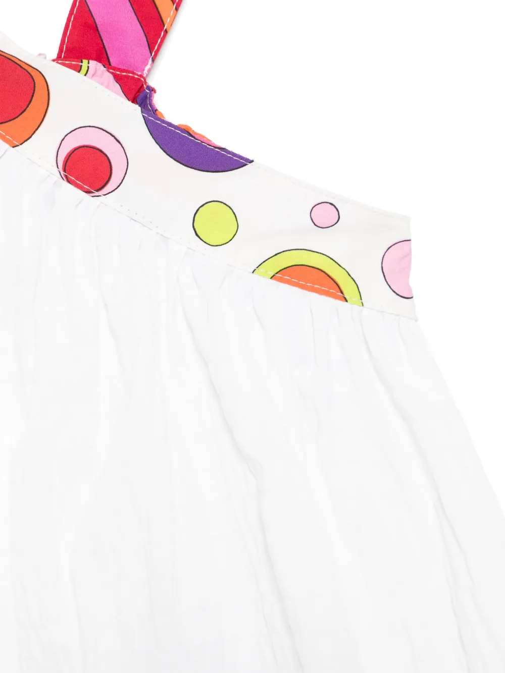 PUCCI Junior Seersucker top Wit