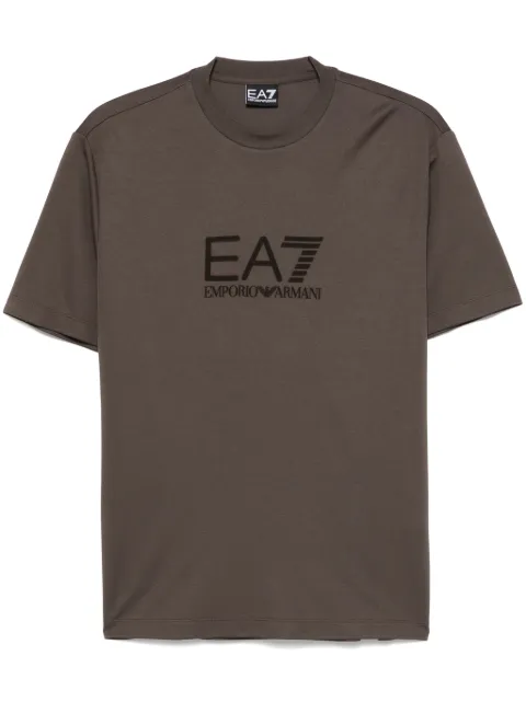 Ea7 Emporio Armani t-shirt à logo floqué