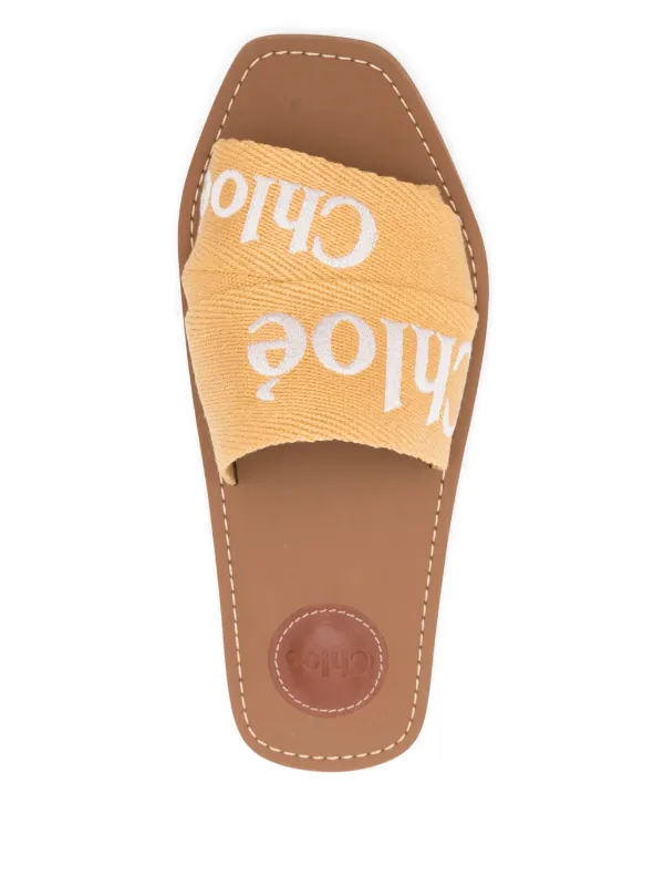 Chloé Woody Slides | Yellow | FARFETCH