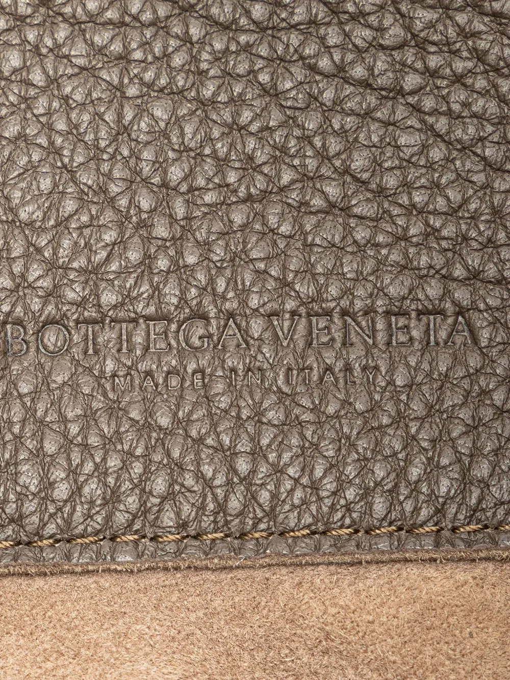 Pre-owned Bottega Veneta 2012-2024 Large Washed Cervo Deerskin Hobo Bag In Brown