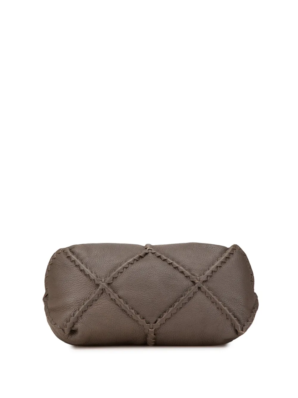 Pre-owned Bottega Veneta 2012-2024 Large Washed Cervo Deerskin Hobo Bag In Brown