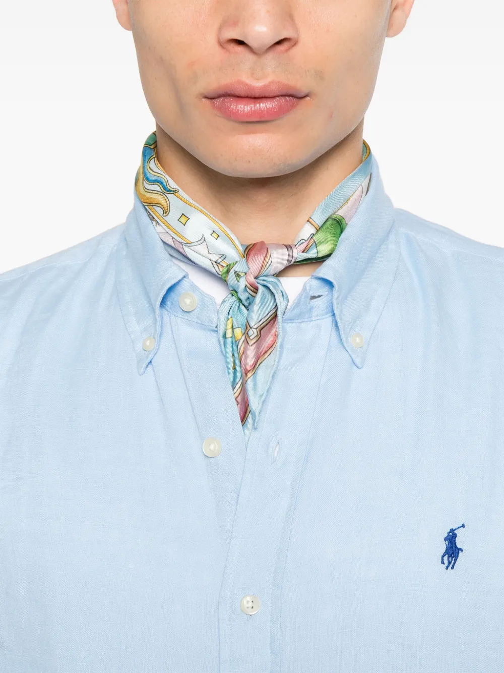 Polo Ralph Lauren Overhemd met borduurwerk Blauw