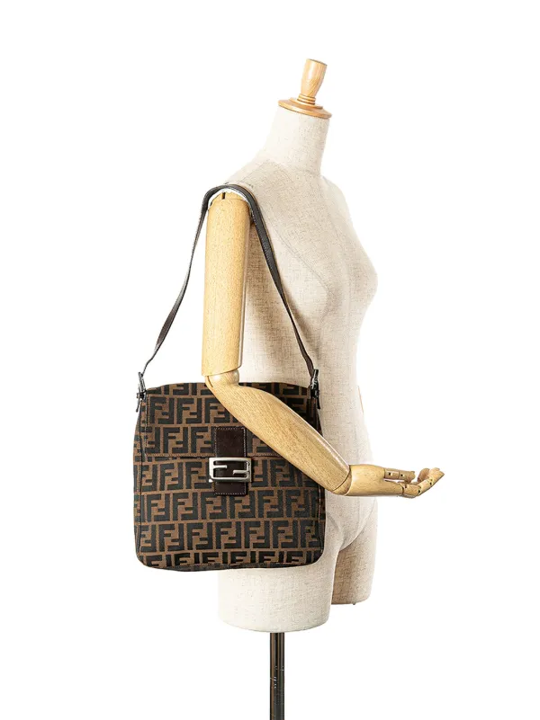 Fendi Pre-Owned 2010-2024 Zucca Canvas Shoulder Bag | Brown  display picture 1