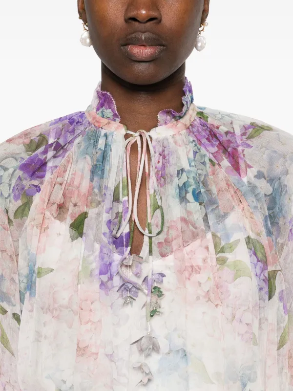 Tシャツ・カットソー Zimmermann Skin pink viscose Illuminate blouse 28677737_57938556_600.jpg