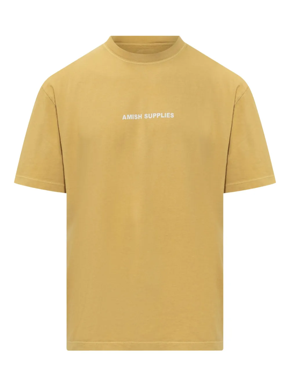 AMISH playera con logo estampado | amarillo | Image 1