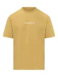 AMISH logo-print T-shirt - Yellow