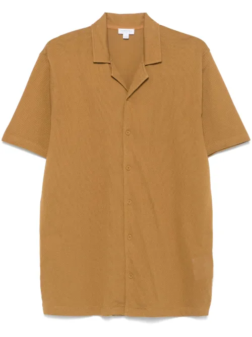 Sunspel chemise Riviera - Marron - Sunspel - Modalova
