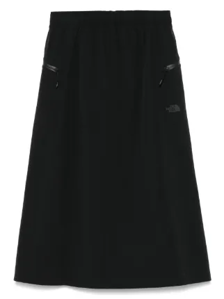 The North Face Dome Wind Midi Skirt | Black | FARFETCH