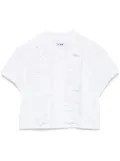 MSGM ruffled shirt - White