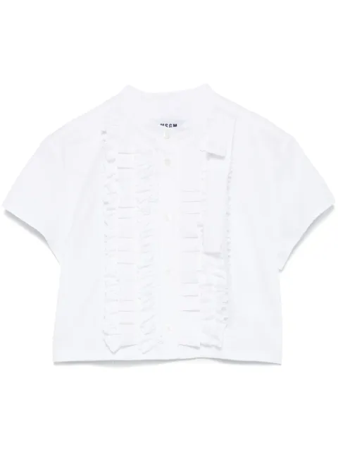 MSGM ruffled shirt