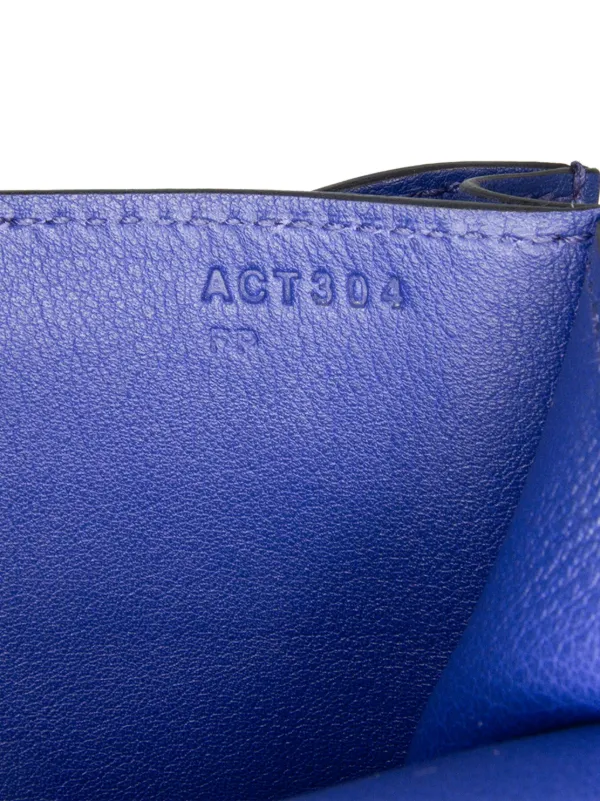 Hermès Pre-Owned 2017 Mini Swift Constance 18 Crossbody Bag | Blue