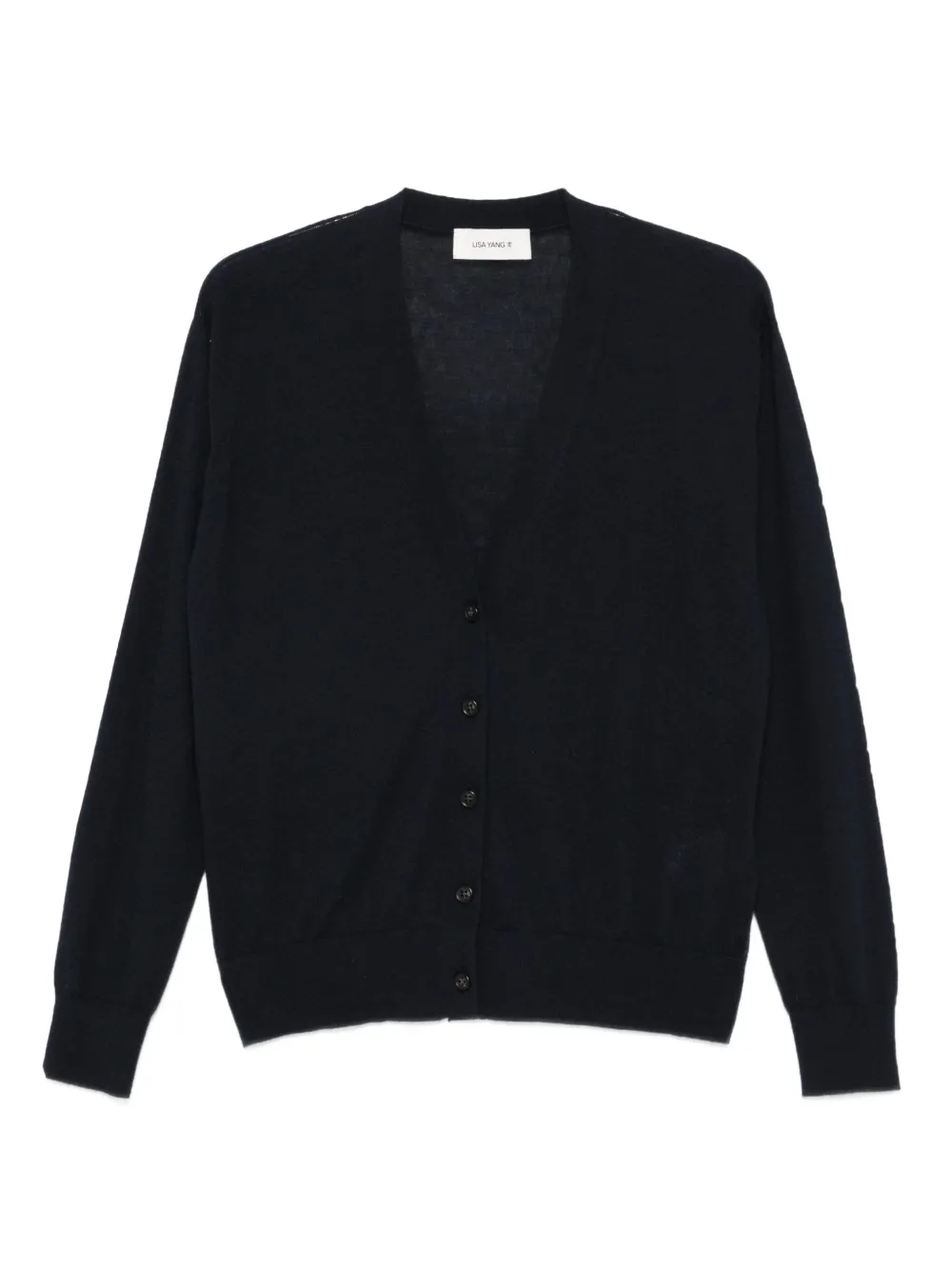 Lisa Yang button-front cashmere cardigan | Blue | Image 1