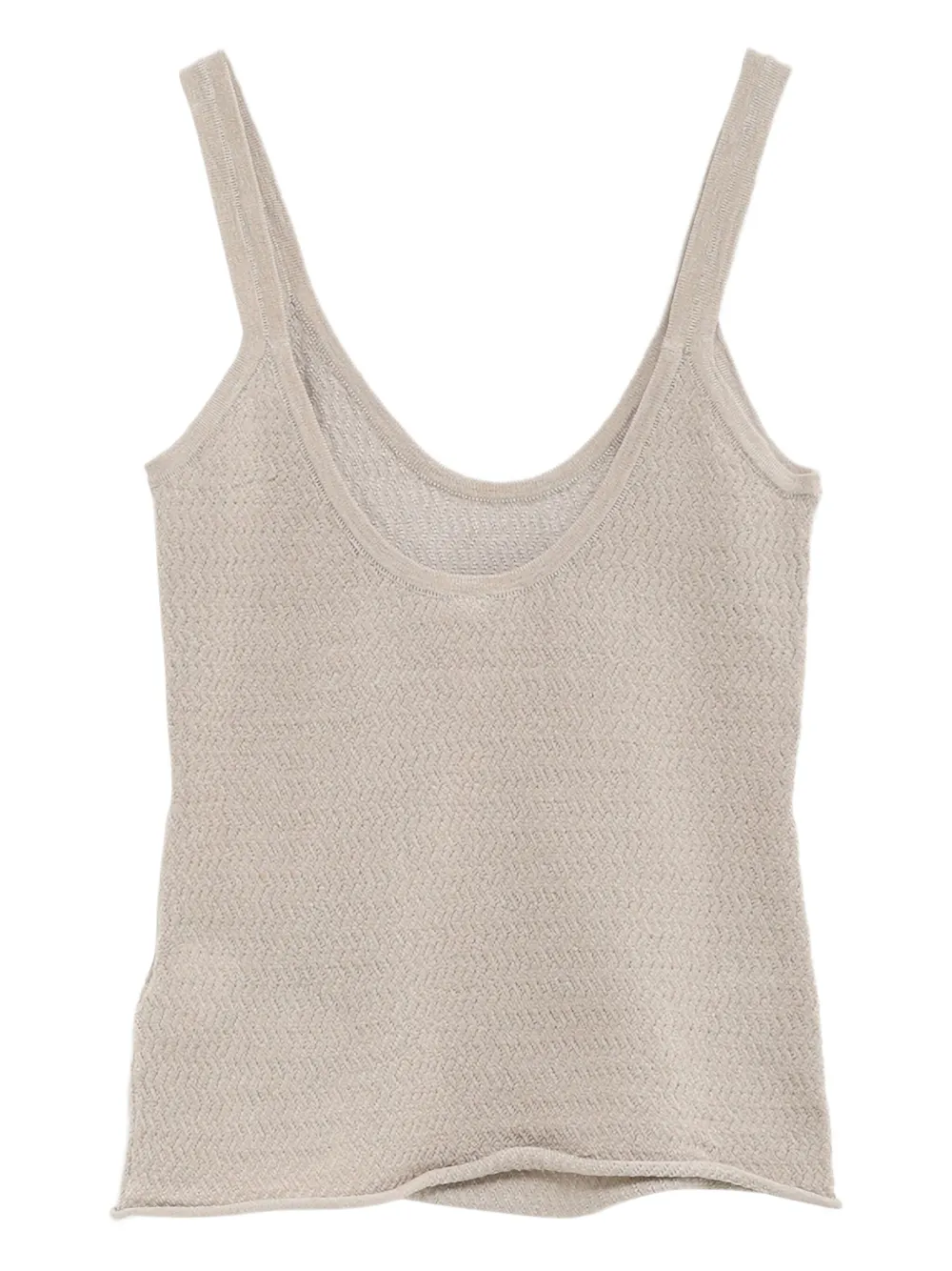 Lauren Manoogian Cropped Top In 中性色