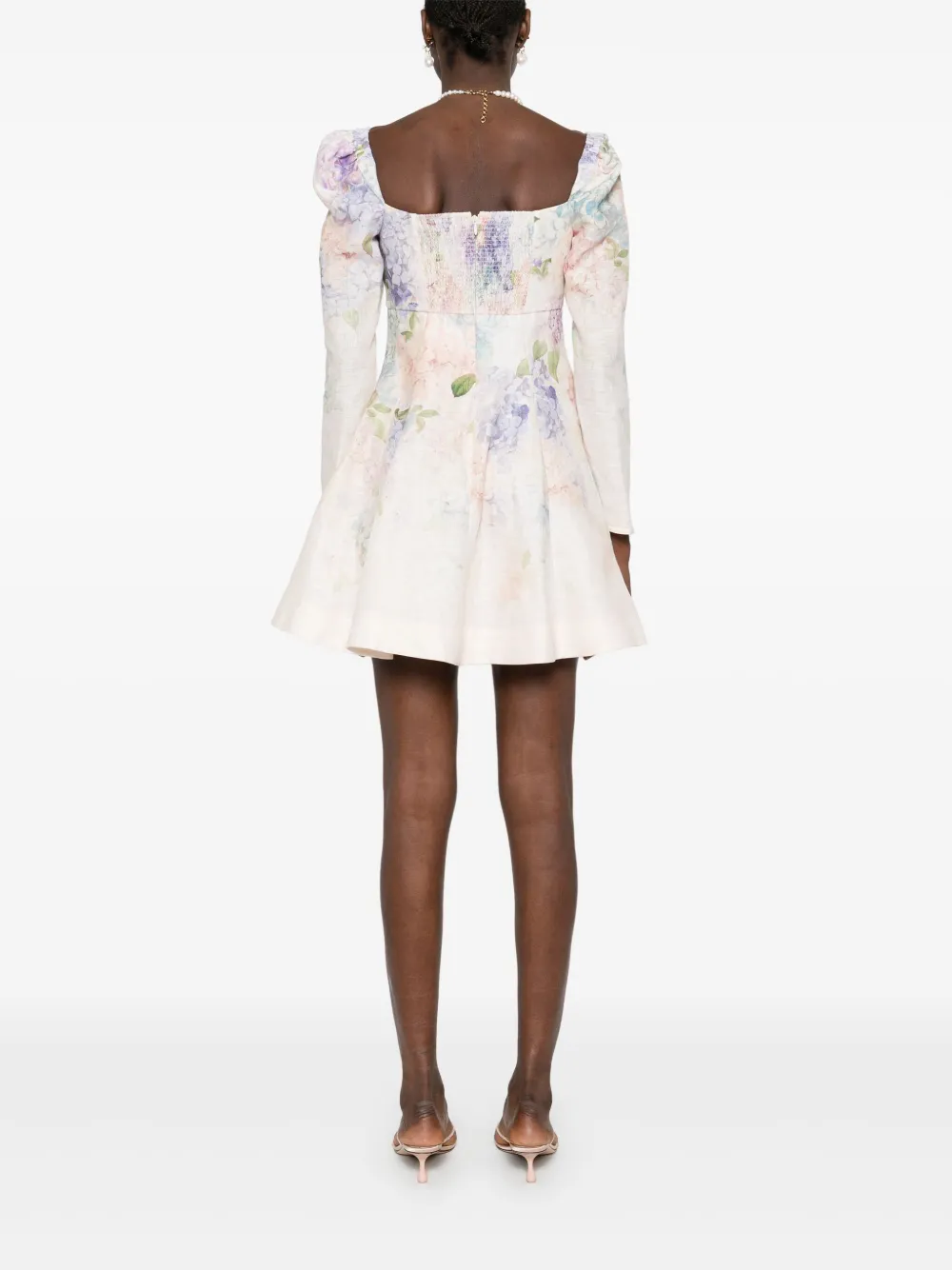 ZIMMERMANN Dawning mini-jurk Roze