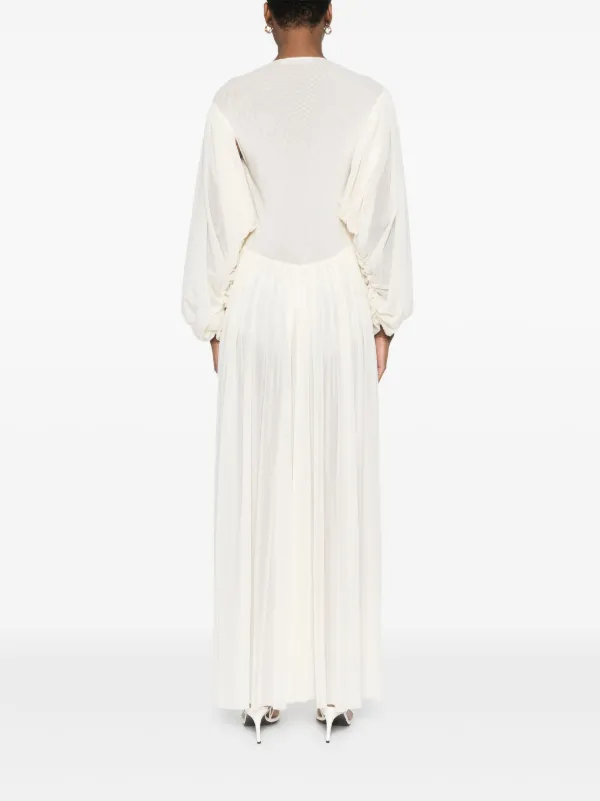 lorenzo maxi dress Philosophy di Lorenzo Serafini Abstract Printed Open-Back Halter Maxi Dress
