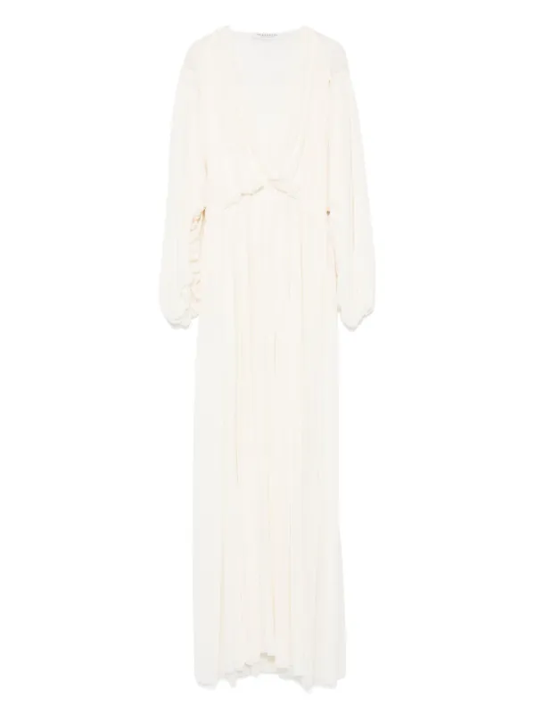 lorenzo maxi dress Philosophy Di Lorenzo Serafini V-neck Maxi Dress | Green