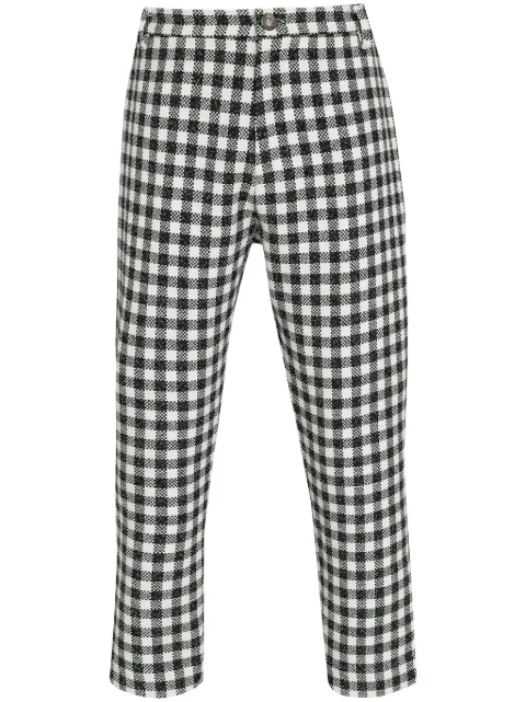 À La Garçonne Calça xadrez