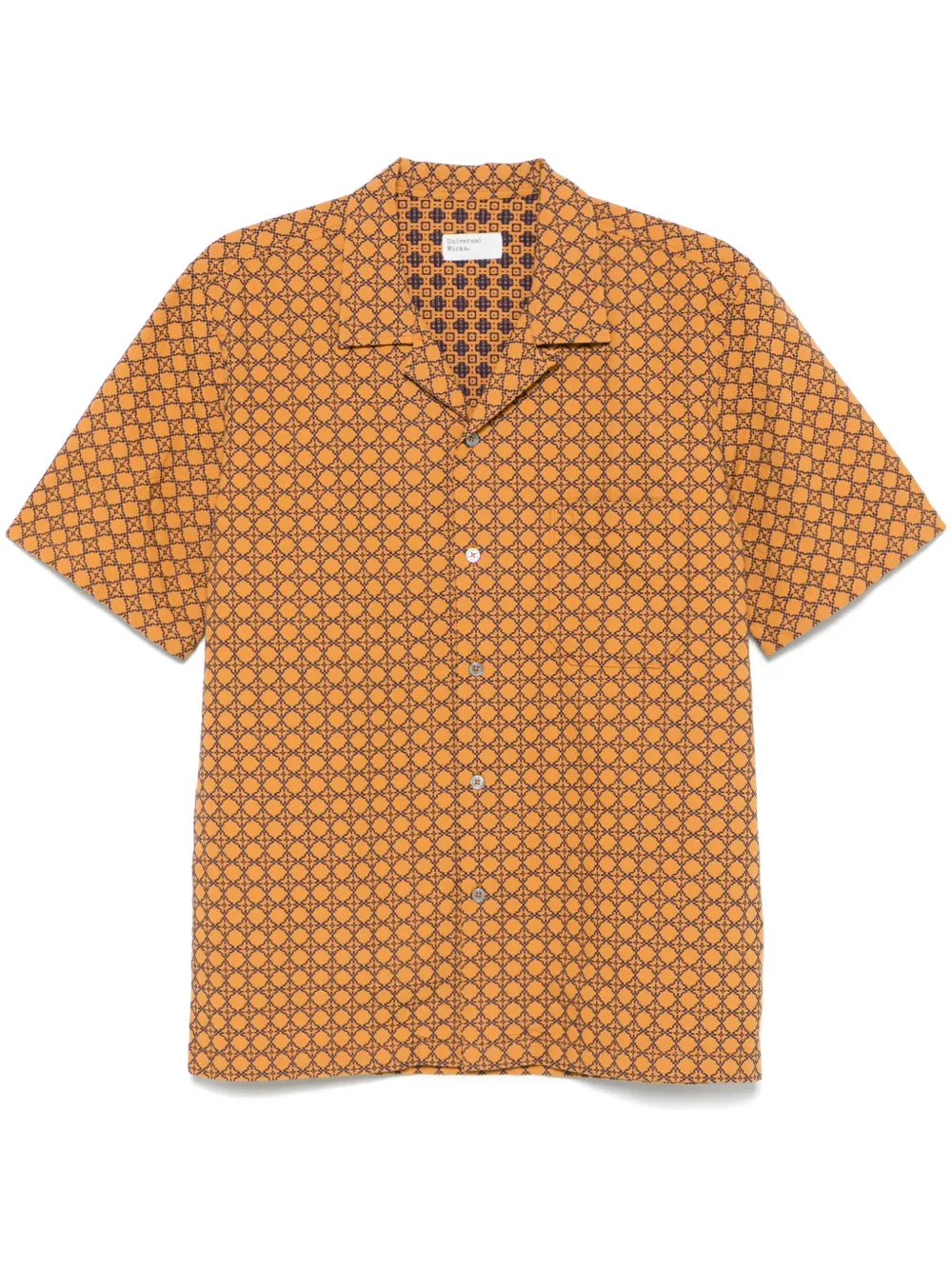 Universal Works camisa Rhodes | naranja | Image 1