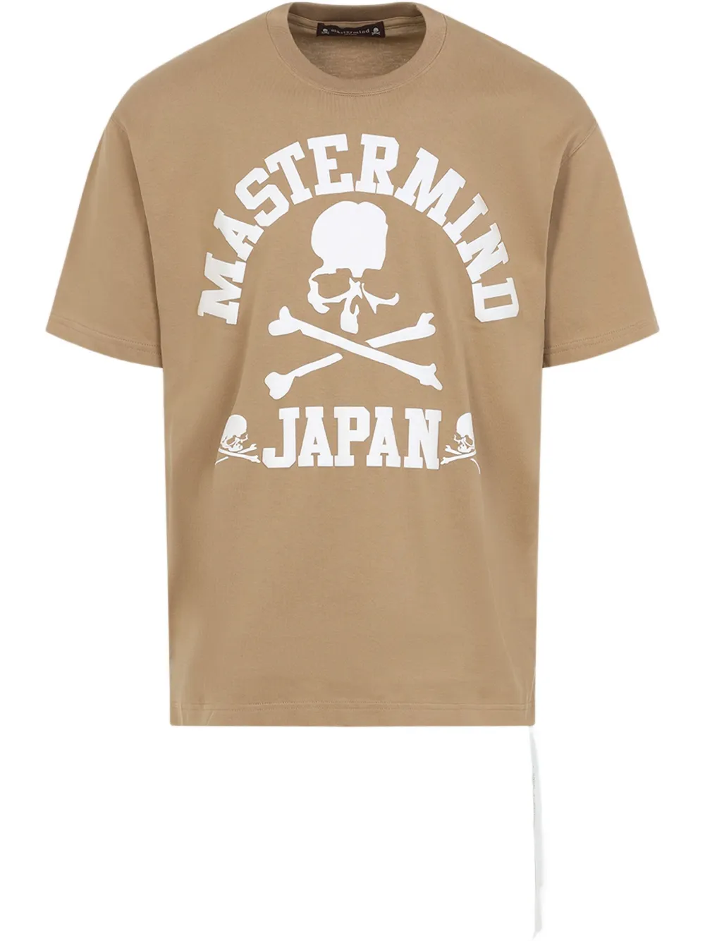 Mastermind Japan Mastermind Oversized Skull Graphic T-shirt In Neutral Cotton In Brown