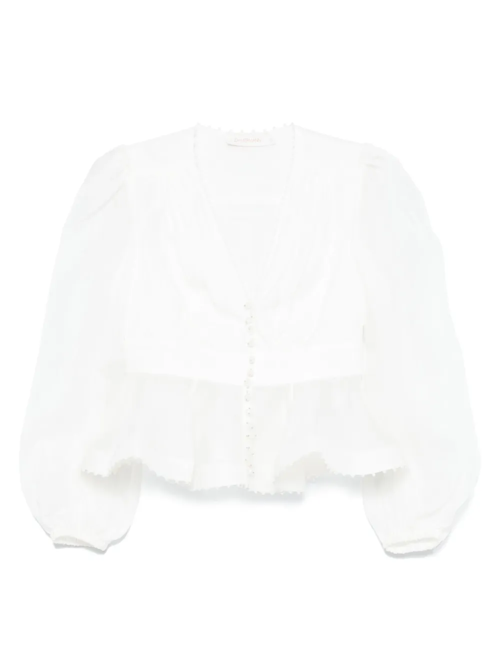 ZIMMERMANN Dawning blouse Wit