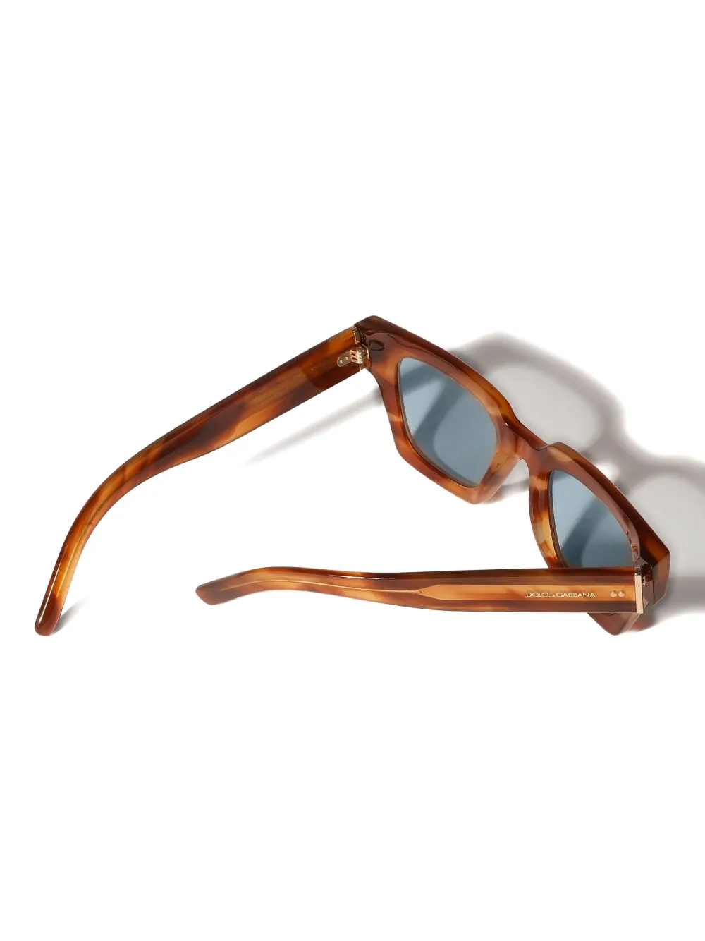 Dolce & Gabbana Tortoiseshell-pattern Square-frame Sunglasses In Brown