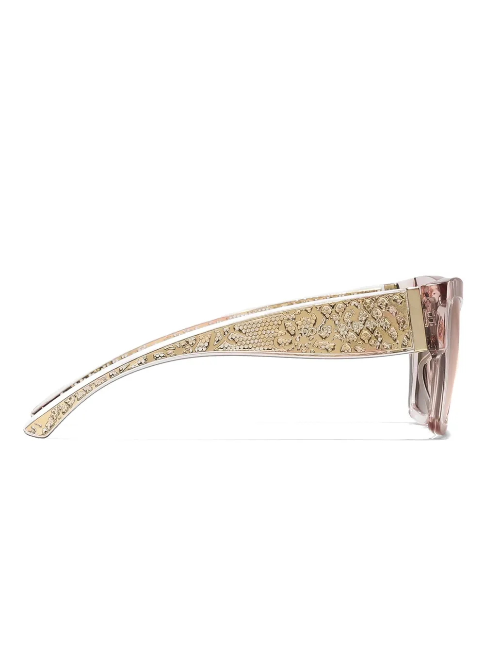 Dolce & Gabbana Eyewear DG Lace zonnebril Beige