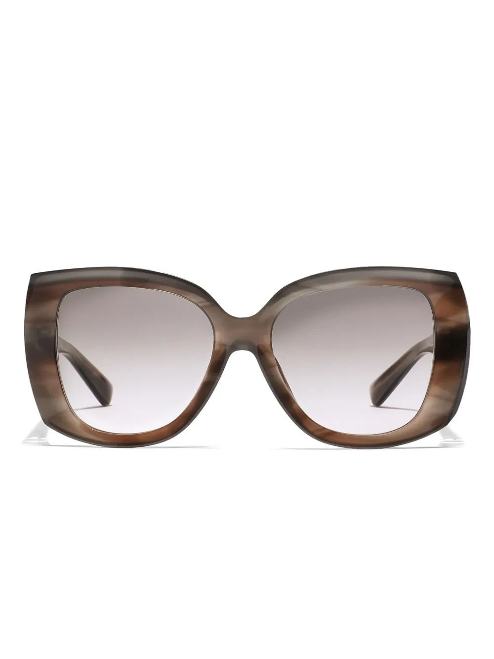 Dolce & Gabbana Eyewear DG Hinge サングラス - ブラウン Dolce & Gabbana Eyewear DG Hinge サングラス - ブラウン