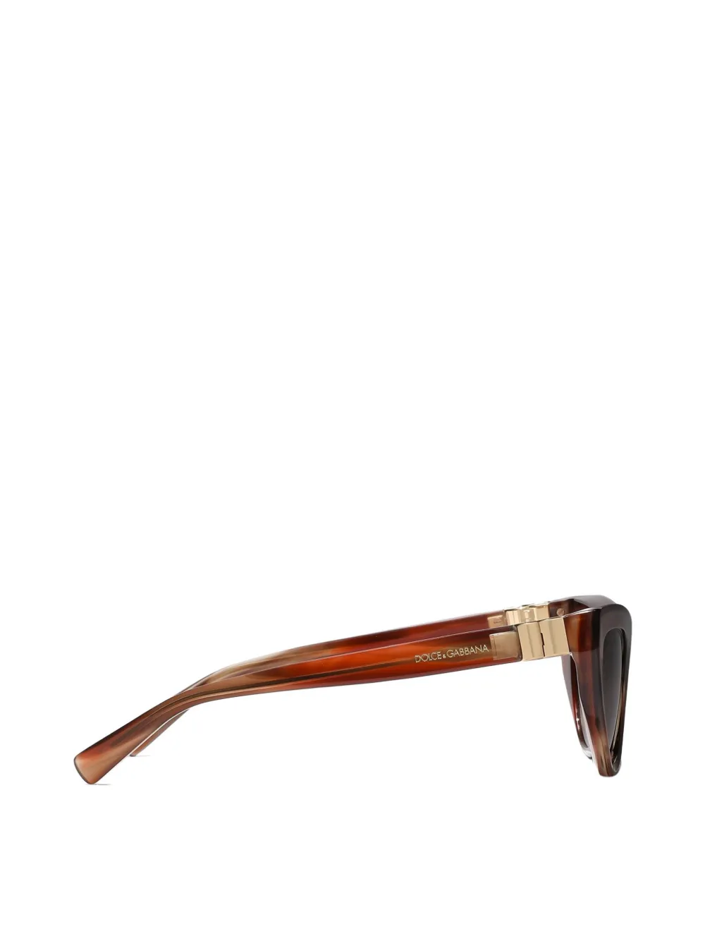 Dolce & Gabbana Eyewear DG Hinge zonnebril Bruin