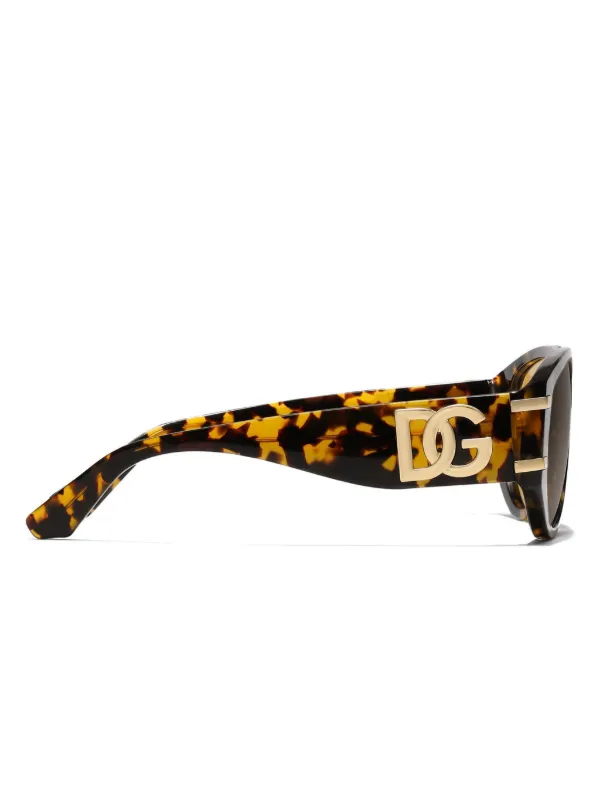 Dolce & Gabbana Eyewear DG Griffe サングラス | イエロー | FARFETCH JP