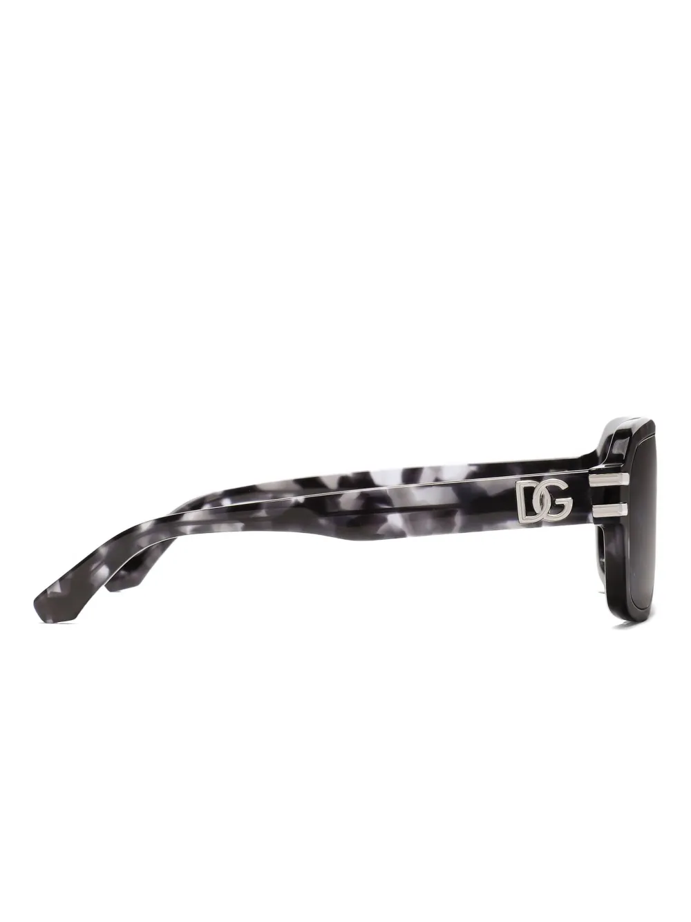 Dolce & Gabbana Tortoiseshell-pattern Sunglasses In Blue