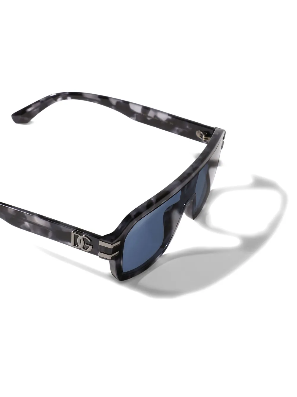 Dolce & Gabbana Tortoiseshell-pattern Sunglasses In Blue