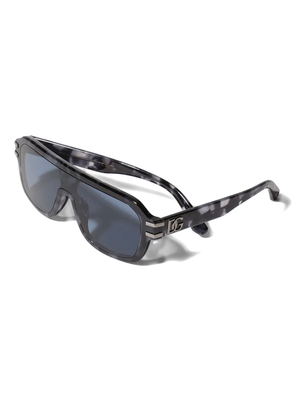 Dolce & Gabbana Tortoiseshell-pattern Sunglasses In Blue
