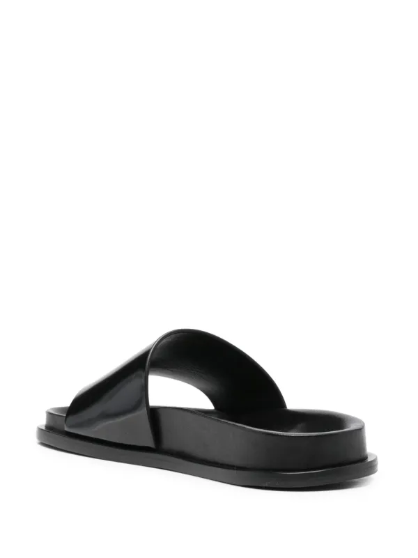 【サンローラン】Nichols レザー スライドサンダル SAINT LAURENT Nichols レザー スライドサンダル | ミスターポーター