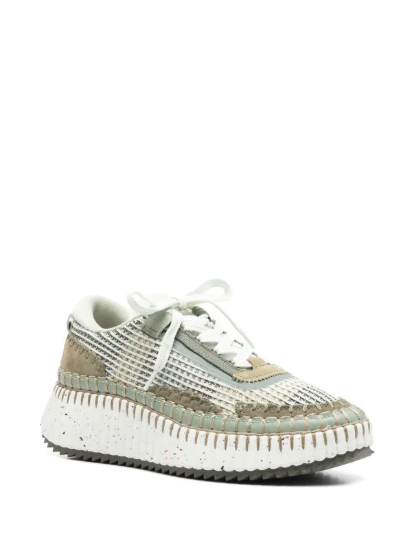 Chloé Nama Sneakers | Green | FARFETCH