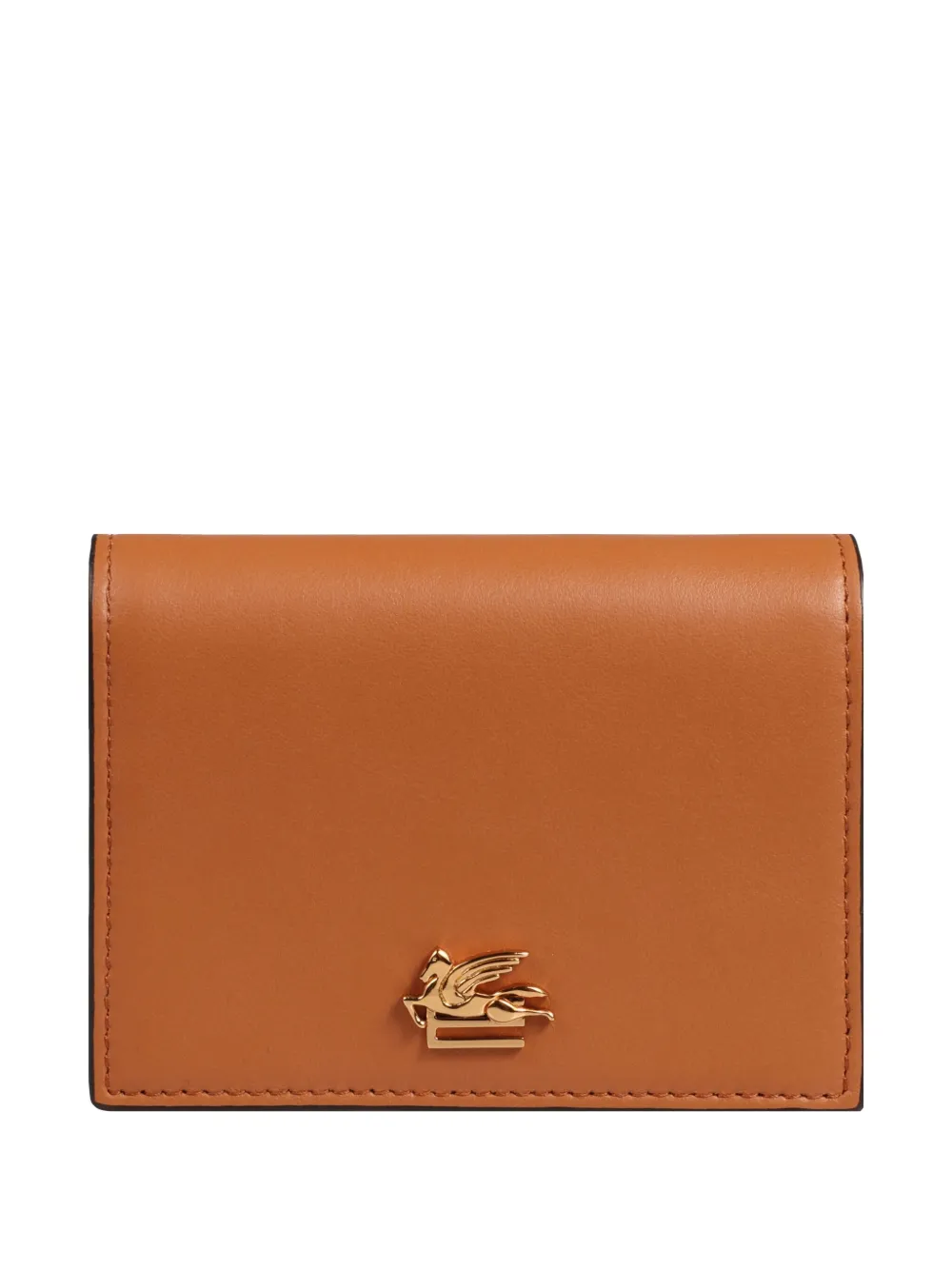 Pegaso-motif leather wallet