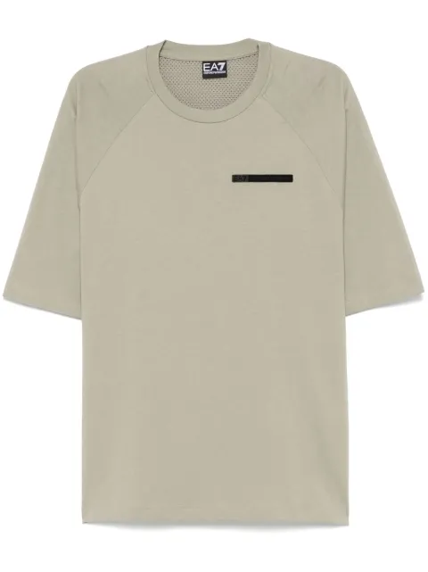 Ea7 Emporio Armani 橡胶logo印花T恤