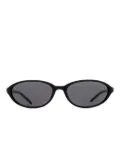 Chimi ellipse oval-frame sunglasses - Black