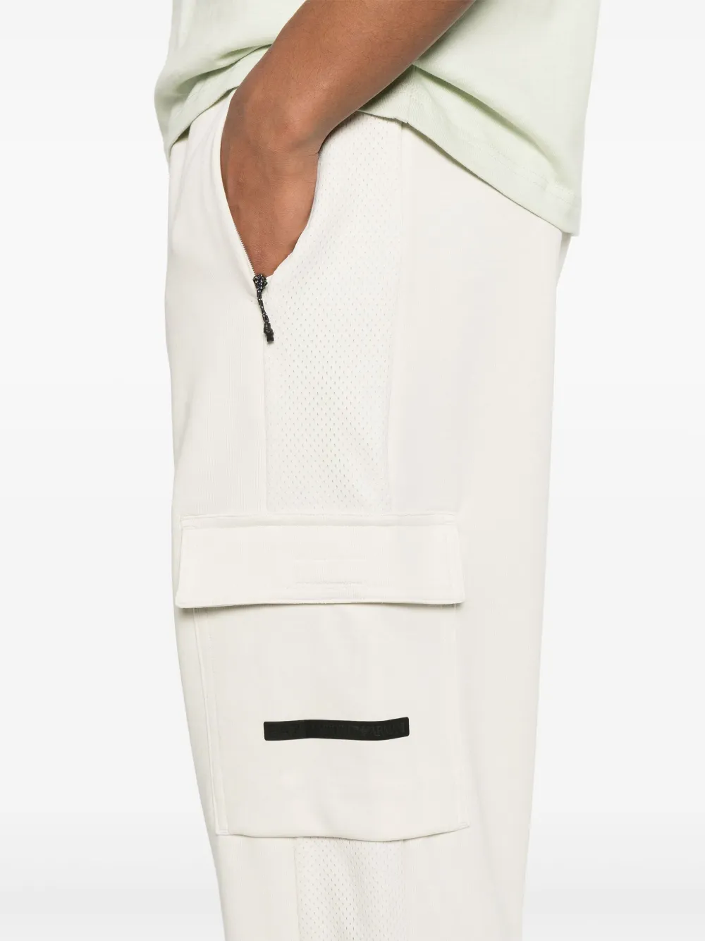 Ea7 Emporio Armani Cargo trainingsbroek Beige