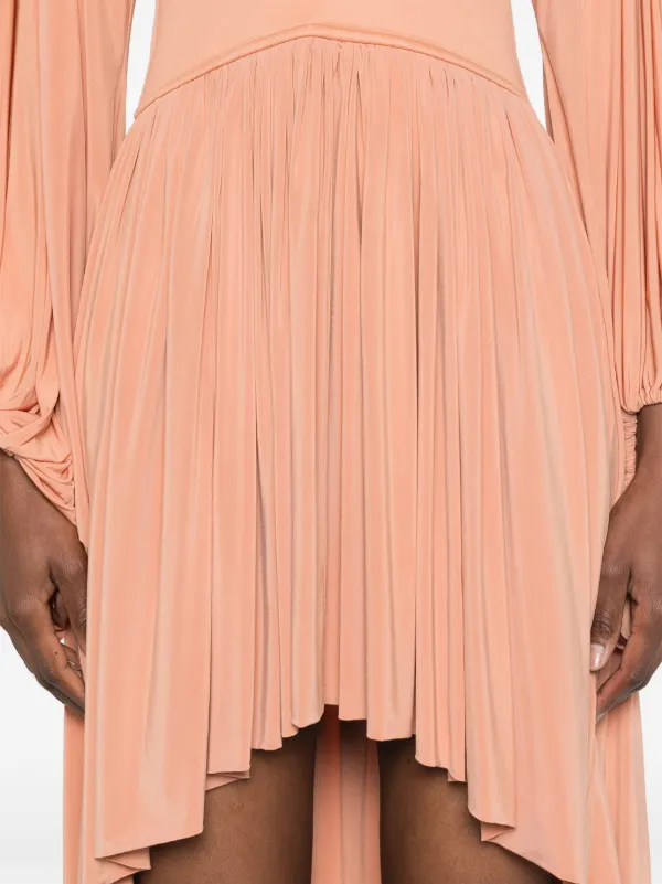 illuminate draped mini dress zimmermann Seeing sunset. The Illuminate Ruffle Mini Dress. #ZimSpring25 #zimmermann