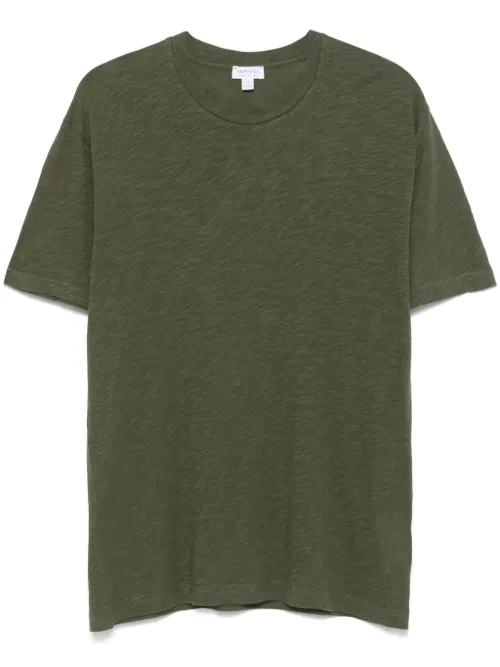 Sunspel t-shirt Slub - Vert - Sunspel - Modalova