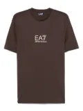 Ea7 Emporio Armani jersey crew-neck T-shirt - Brown