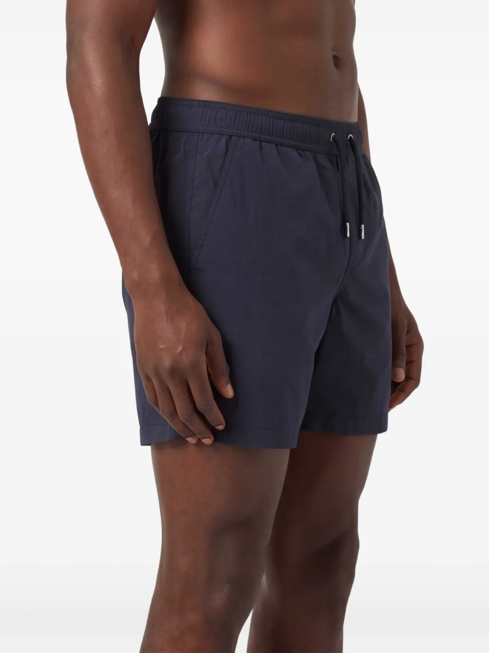 Herno Geplooide zwembroek Blauw