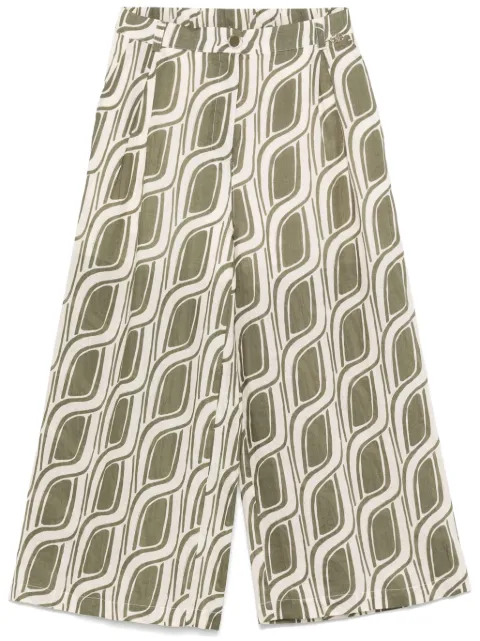 LIU JO pantalones con estampado abstracto